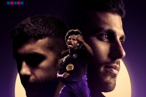 巴萨晒客战加拉塔萨雷海报，阿德耶米、罗德里等人出镜